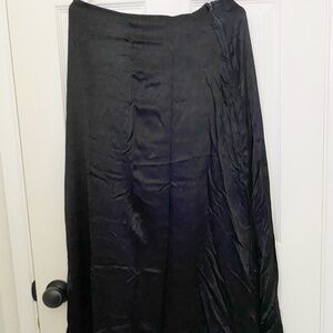 Black Satin Size 10 Women’s Jay Jacobs Skirt